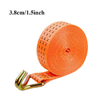 Sangle de serrage à cliquet en polyester pour camion lourd, voiture, avec logo personnalisé, 25 mm-100 mm, 1-10 t, boucle de serrage en J