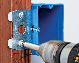 1-gang màu xám PVC mới làm việc chuyển đổi/ổ cắm hộp với khung điều chỉnh 21 cu. in hộp điện thị trường Mỹ - Product Image 6