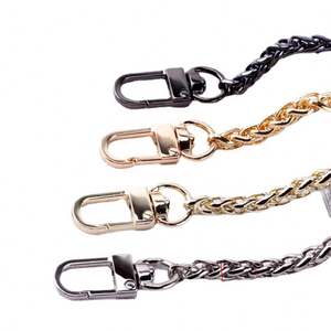 Sac à main personnalisé de 5mm de large, chaîne de boîte en aluminium d'accessoires taille de chaîne de sac réglable/ - Product Image 5