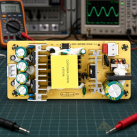 Çift Çıkışlı 15V 3A AC DC Anahtarlı Güç Kaynağı SMPS, Aktif Crossover Ses Amplifikatörü Endüstriyel Otomasyon Kontrolü için