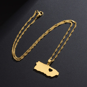 Collar con colgante <span class=keywords><strong>de</strong></span> mapa <span class=keywords><strong>Puerto</strong></span> <span class=keywords><strong>de</strong></span> acero inoxidable, <span class=keywords><strong>cadenas</strong></span> chapadas en <span class=keywords><strong>oro</strong></span> <span class=keywords><strong>para</strong></span> hombres y mujeres con regalo <span class=keywords><strong>de</strong></span> piedra <span class=keywords><strong>de</strong></span> ágata - Product Image 3