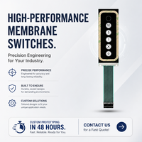 Panneau tactile résistif imprimé sur mesure avec capteur tactile, assemblage de panneau tactile, circuit imprimé flexible, circuit flexible