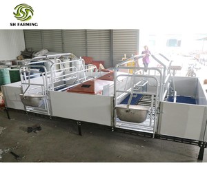 Nuevo EU tipo Doble Jaula de Maternidad Jaula y Parideras de Piso Hierro Fundido - Product Image 3