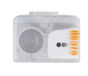 เครื่องเล่นเทปคาสเซ็ตแบบโปร่งใสพร้อมลำโพงในตัว ตัวแปลง USB 2.0 MP3/WAV ระบบจ่ายไฟคู่ - Product Image 4