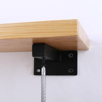 Supports triangulaires en acier robuste, revêtement poudré, simple face, marque Hongtai, modèle HT-059, pour comptoirs de meubles non standard
