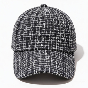 Cómoda Gorra de Béisbol de Tweed Británico a Cuadros Unisex, Sombrero de Pintor con Estilo Fresco y Delicado, Deportivo, para Primavera, Verano, Otoño e Invierno - Product Image 2