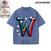 T-shirt Oversize Décontracté Y2K Imprimé Effet Peinture Déchirée Style Streetwear Rétro – Stock USA Vente en Gros