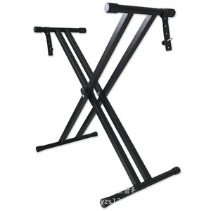 כלי נגינה אביזרי כפול מתלה צינור אלקטרוני איבר מתלה כפול צינור מקלדת מתלה - Product Image 1