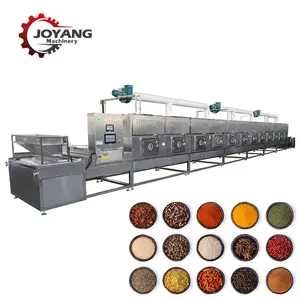 Tunnel Type Aseptic Dehydrated Pepper Microwave Drying And Sterilization Machine