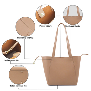 Cossni กระเป๋าผู้หญิงหนังสูง, กระเป๋าสะพายไหล่กระเป๋าโท้ทแฟชั่น - Product Image 5