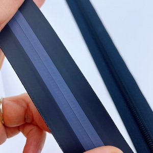 Phản Quang Nylon nước bằng chứng dây kéo không khí chặt chẽ chống dây kéo Đầy đủ zip kéo thanh trượt Tùy chỉnh cao su nhựa 3m tự động khóa mở-end - Product Image 6