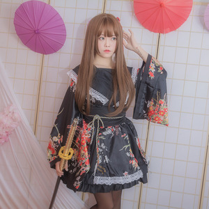 <span class=keywords><strong>Kimono</strong></span> traditionnel <span class=keywords><strong>japonais</strong></span> pour femmes, tenue de soirée, Cosplay, Jile Pure Land Flower Kui, robe de danse, robe de princesse Anime - Product Image 2