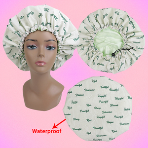 <span class=keywords><strong>Bonnet</strong></span> de douche réutilisable avec logo personnalisé, bande élastique, <span class=keywords><strong>bonnet</strong></span> de <span class=keywords><strong>bain</strong></span> imperméable pour femmes, accessoires de <span class=keywords><strong>bain</strong></span> lavables, personnalisable pour les cheveux - Product Image 2