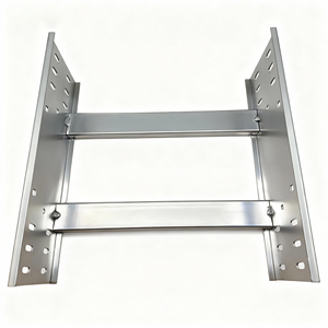 Cannelle porte-câbles trapézoïdale ignifuge, cannelle porte-câbles thermolaquée, cannelle porte-câbles trapézoïdale en aluminium à grande portée - Product Image 2