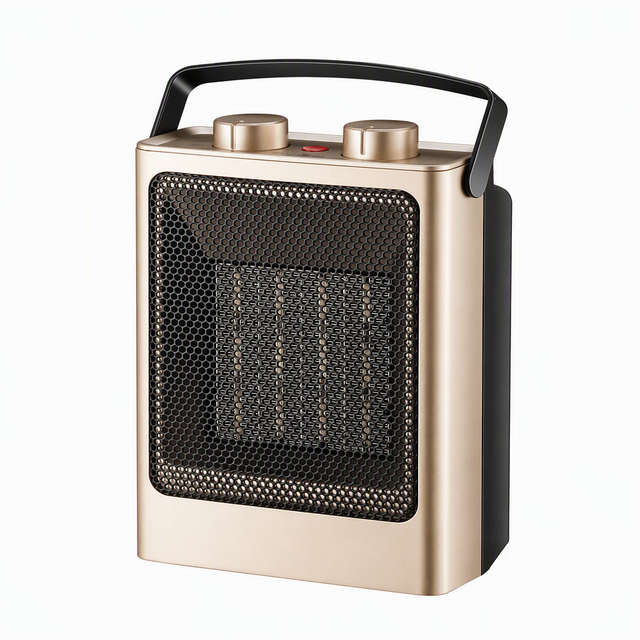 Energy Saving Portable Led Display Silent Overheat Protection Ceramic Element Mini Electric Heater for Office Desk