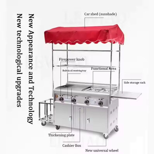 Remolque de Comida Móvil, Camión de Helados de Acero Inoxidable para Comida Rápida, Carro de Catering Personalizado para Hot Dogs - Product Image 2