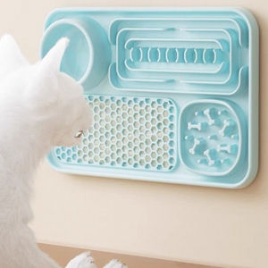 Tapis de léchage multifonctionnel en caoutchouc de silicone pour une alimentation facile, coloré au choix, pour une alimentation lente, bon pour la santé - Product Image 3