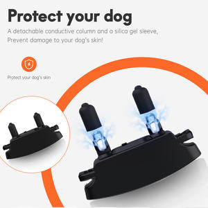 Fabrik preis Hunde training Halsband Oem Anti Barking Halsband Mehrere kunden spezifische Beep Vibration <span class=keywords><strong>Shock</strong></span> Mode Smart <span class=keywords><strong>Dog</strong></span> Bark Halsbänder - Product Image 5