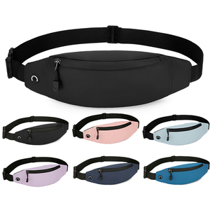 Venta al por mayor de fábrica, riñonera impermeable de nailon para mujer, bolso cruzado con tirantes personalizado, riñonera deportiva para correr, riñonera para hombre/ - Product Image 1