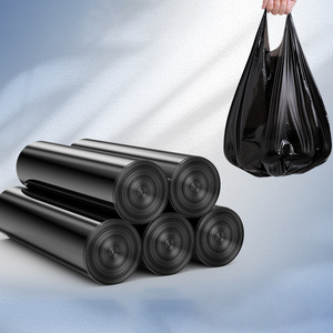 Sacs poubelle alimentaires jetables compostables pour salle de bain imprimés sur mesure 100% grande chemise de 33 gallons sacs poubelle de 13gal - Product Image 6