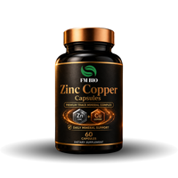 Capsules de zinc et de cuivre naturelles, complément minéral essentiel pour le bien-être quotidien, fournisseur de capsules de zinc et de cuivre en marque privée