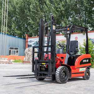 Hengwang petit chariot élévateur électrique 1.5 tonnes chariot élévateur d'entrepôt à trois roues avec 1 an de garantie et longueur de fourche de 1220mm - Product Image 1