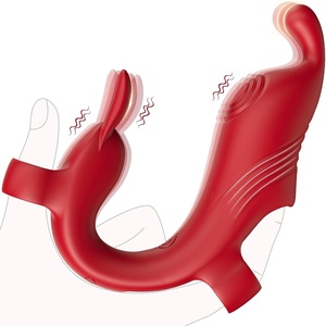 Vibrador de Dedos para Parejas - Estimulador de Clítoris, Punto G y <span class=keywords><strong>Anal</strong></span> - 10 Modos - Silencioso, Resistente al Agua IPX7 - Recargable, de Silicona - Product Image 1