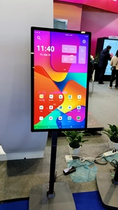 Người Dùng 27Inch 2024 Thương Hiệu Mới Miễn Phí Di Chuyển Với Bánh Xe Phổ Quát Cho Nhà Nghiên cứu Di Động Di Động Di Động Thông Minh Màn Hình Cảm Ứng - Product Image 5