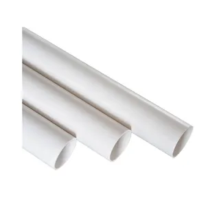 Tuyau en plastique molletonné blanc, 200mm, 8 pouces/200mm, livraison gratuite