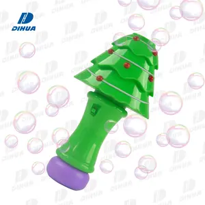 Batterie betriebene Weihnachts blase Zauberstab Blasen Blasen Outdoor-Spielzeug Leuchten Weihnachts blasen Spielzeug Weihnachts baum Spielzeug