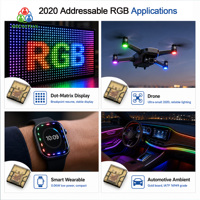 LED RGB direccionable Ultra-Smart Breakpoint Resume 2020 para tiras de píxeles LED premium, fábrica OEM/ODM