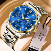 Luxus Herrenuhr Mode-Uhr für Männer Relojes Hombre 3BAR Wasserdicht Quarzwerk 42mm Datum Kalender Herren-Quarzuhr