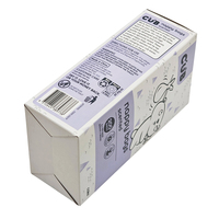 Caja de Cartón Blanco Reciclado de Alta Calidad, Ecológica, Impresa Personalizada, para Pañales, con Tapa Superior, Biodegradable y Reciclable