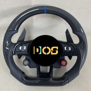 Volant en fibre de carbone LED entièrement <span class=keywords><strong>neuf</strong></span> DOS, compatible avec les modèles anciens et nouveaux Volkswagen Mk6 Mk7 Mk8 Gti Gtr <span class=keywords><strong>Golf</strong></span> <span class=keywords><strong>GTE</strong></span> CC - Product Image 6