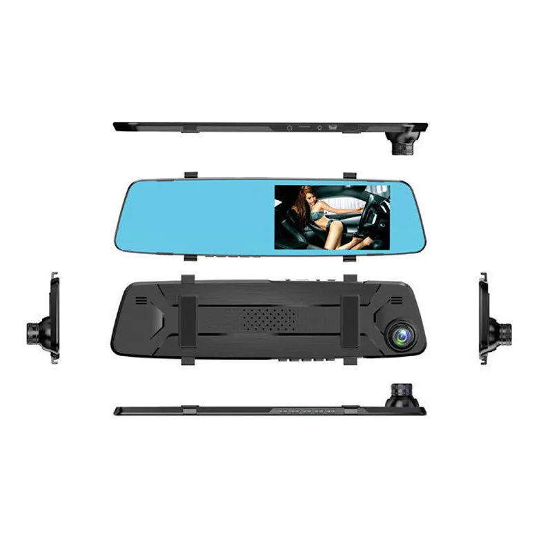 4.19 Inch car black box Single Lens Driving Recorder Car Dash Cam Dashboard Camera Car Rearview Mirror dash camera Video DashCam