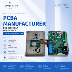 บริการผลิตแผงวงจรควบคุมอุตสาหกรรม LIFTPLUS IoT พร้อมประกอบ PCBA โมดูลควบคุมแบบฝังตัว บริการ OEM - Product Image 1
