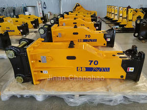 20 Tonnen Bagger Abbruch Steinbruch Bergbau Hammer Hydraulischer Steinbrecher zum Brechen - Product Image 3