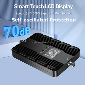 Amplificador de Señal de Teléfono Celular de 5 Bandas, Pantalla Táctil LCD Inteligente, 800/900/2100/1800/2600MHz, 70dB, Repetidor de Señal Móvil 4G LTE <span class=keywords><strong>5G</strong></span> - Product Image 2