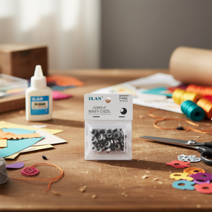 Occhi adesivi per artigianato Iln da 6 mm, 100 pezzi, per progetti fatti a mano - Product Image 2