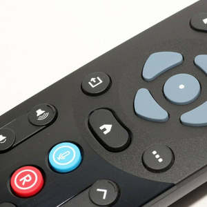 Mã cố định điều khiển từ xa với giọng nói cho hộp mini hoặc vệ tinh hộp 4 nút AAA pin 10m phạm vi - Product Image 5