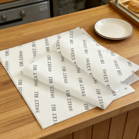Papier d'emballage alimentaire biodégradable et écologique, résistant à la graisse, avec logo personnalisé, pour emballer les hamburgers, les pizzas et les sandwichs