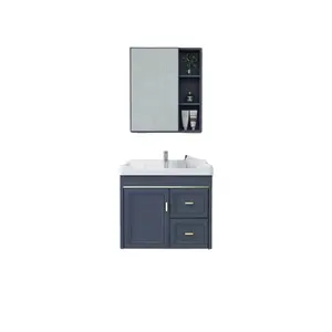 Cheap Price Luxury Wall Mount Floating Modern Wall Cabinet Bathroom Vanity With Mirror Sink Mirror Bathroom Vanity Cabinet