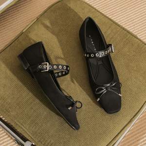 Zapatos Planos de Ballet con Punta en Pico, Impermeables, Elegantes, de Una Sola Correa para Mujer, Versátiles, Disponibles para Todas las Temporadas, Venta al Por Mayor - Product Image 1