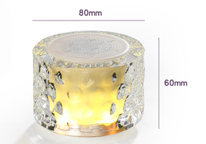 Altavoz inalámbrico portátil con diseño de moda de cristal transparente F86, lámpara de altavoz LED, altavoces de sonido envolvente - Product Image 4