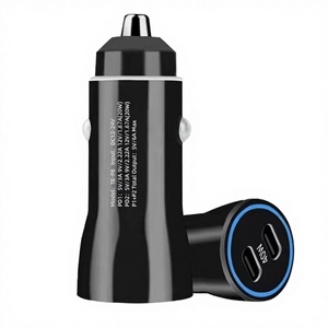Chargeur de voiture double port 60W, charge rapide PD 3.0, adaptateur Type-C pour téléphone portable, tablette, voyage - Product Image 3