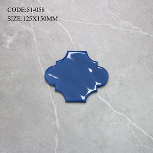 Azulejos de cerámica de estilo chino resistentes a los ácidos de 125*150mm, <span class=keywords><strong>Serie</strong></span> de Faroles, mosaico de madera de travertino <span class=keywords><strong>verde</strong></span>, azulejo de porcelana Exterior Natural - Product Image 6