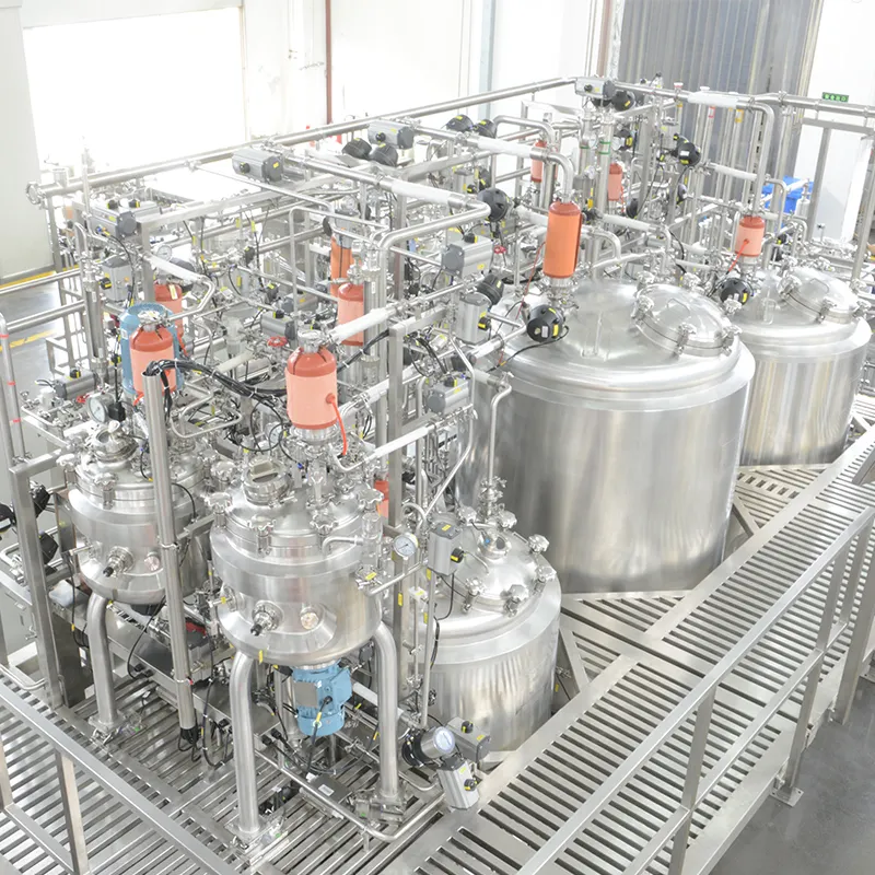 großer ss-antibiotikfermentationsbehälter bioreaktor mikrobieller fermentator