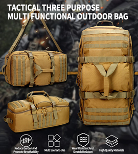 Sac d'expédition personnalisé avec logo, sac militaire tactique, sac tactique 50l pour le camping, les voyages, la <span class=keywords><strong>randonn</strong></span>ée en plein air - Product Image 1