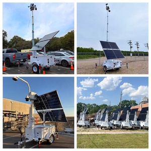 Caméra de surveillance <span class=keywords><strong>solaire</strong></span> mobile hors réseau HiSOLO avec surveillance multi-caméras, autonomie de 72 heures, surveillance à distance - Product Image 5