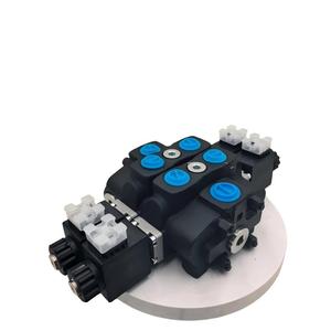 วาล์วควบคุมทิศทางไฮดรอลิกแบบแยกส่วน ฮัวเหมาโอ SD8 90 ลิตร/นาที 2-สปูล ควบคุมด้วยโซลินอยด์ (เครื่องยนต์ดีเซล) - Product Image 1